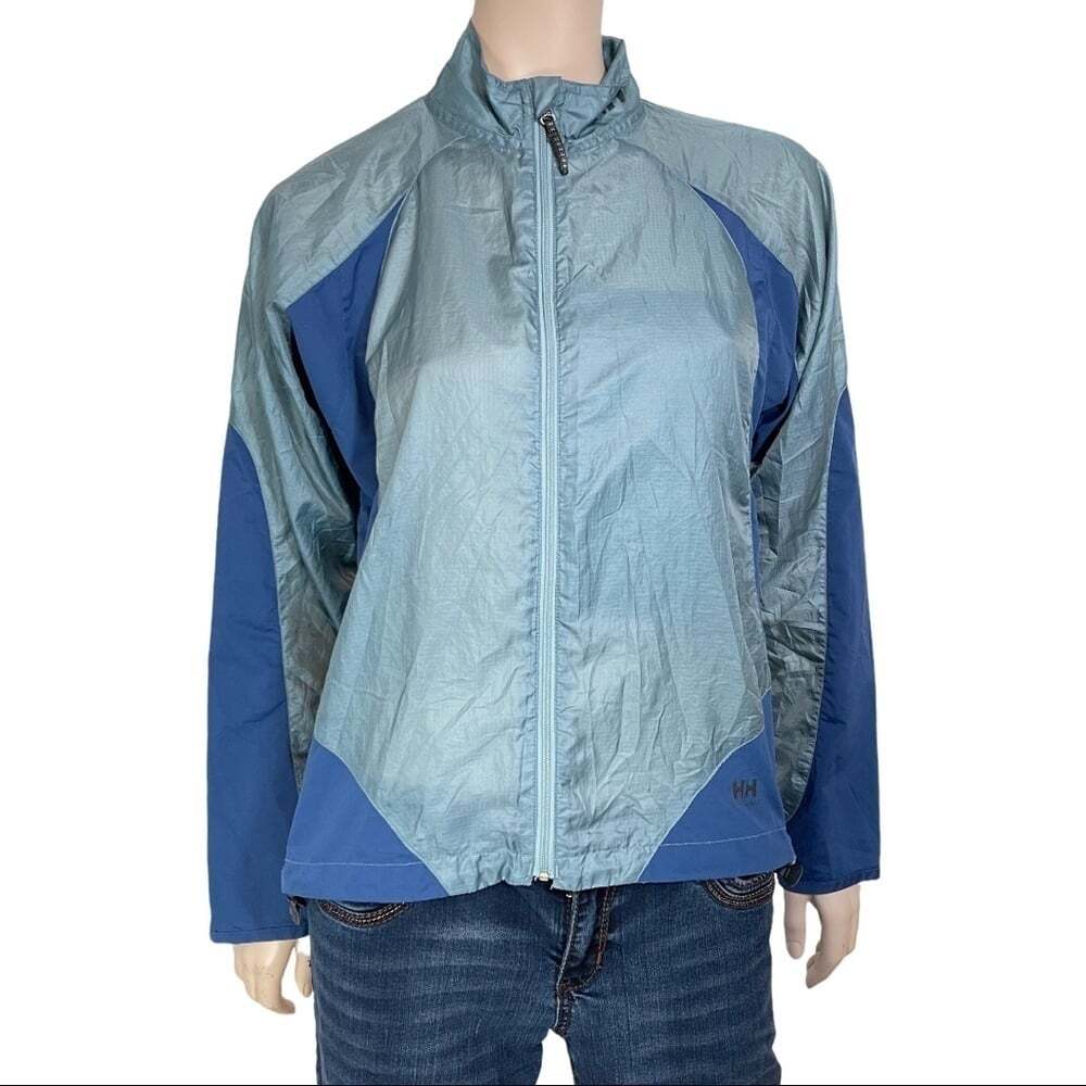 Helly Hansen Women’s Small Blue Lightweight Packable Full Zip Jacket 1391